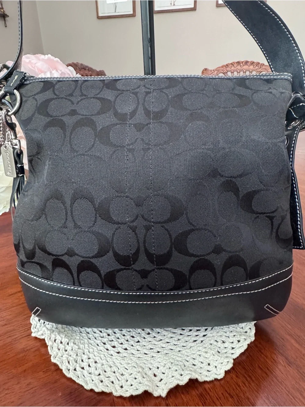 Vintage 2005 Coach Signature Ergo Shoulder/Crossbody 9362 & Soho Wristlet